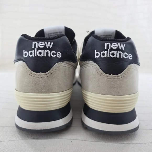 New Balance Mens 574 Macadamia Nut Beige Suede Shoes Sneaker ML574DW Size 13D - Picture 6 of 16